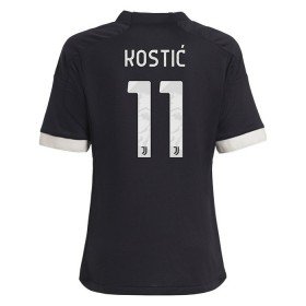 Juventus Kostic 11 Børn Tredjesæt 2023-24 Kortærmet(+ Korte bukser)